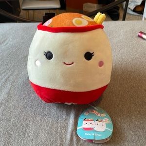 Sushi & ramen Squishmallows (Raisy and shun)